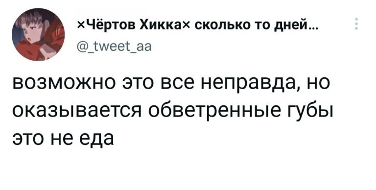 Юмор за день и обветренные губы