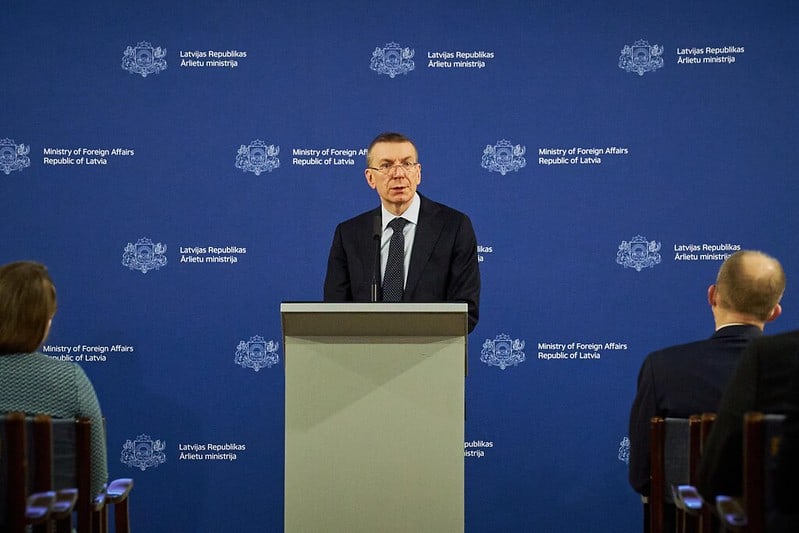 Ринкевич в очередной раз призвал латвийцев покинуть Украину