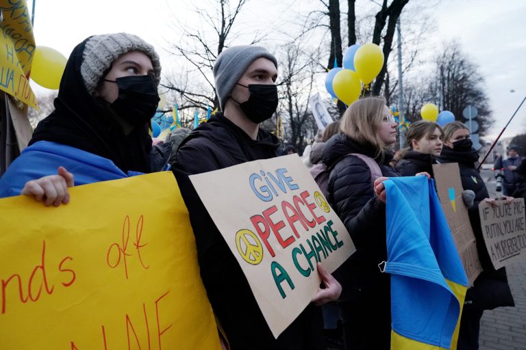 В Риге пройдет шествие «Вместе с Украиной! Вместе против Путина»