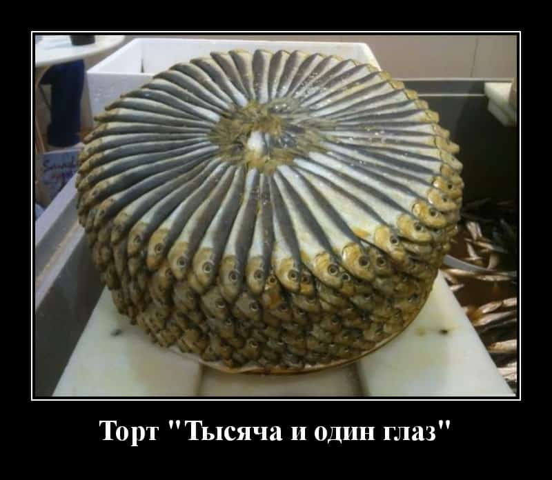 Новые демотиваторы и торт с глазами