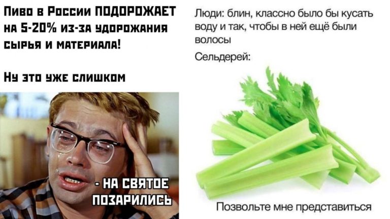 Прикольные картинки с надписями во вторник и сельдерей