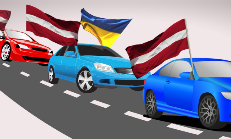 Нацобъединение организует автопробег с флагами Латвии и Украины