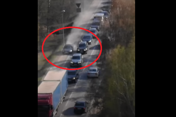 Полицейский дрон за полтора часа выловил семь злостных нарушителей ПДД
