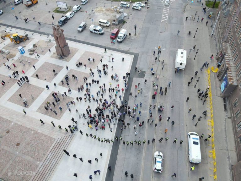 Глава МВД поблагодарила полицию за слаженную работу на Ратушной площади