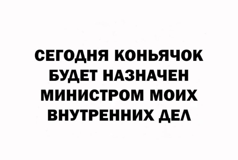 Юмор за день и министр внутренних дел