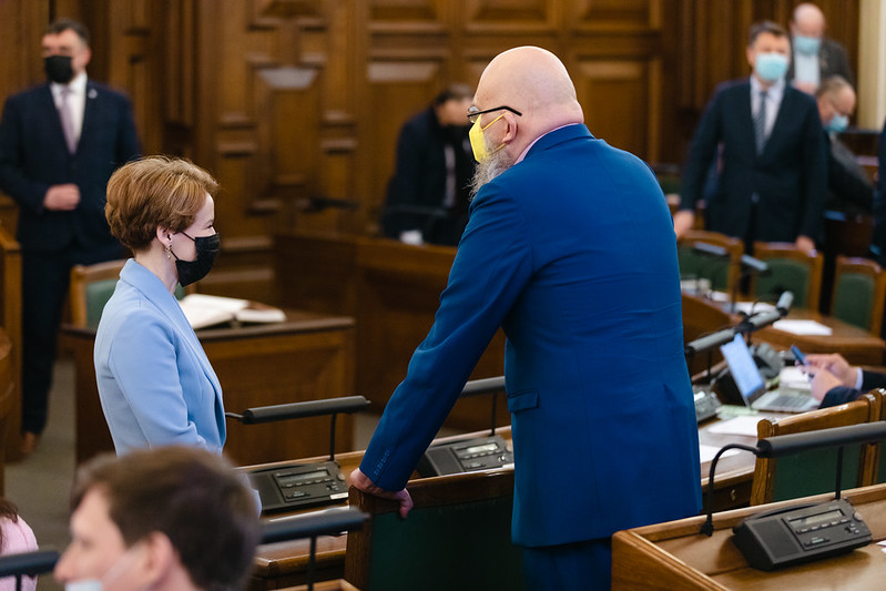 Голубева после отставки вернулась на работу в Сейм