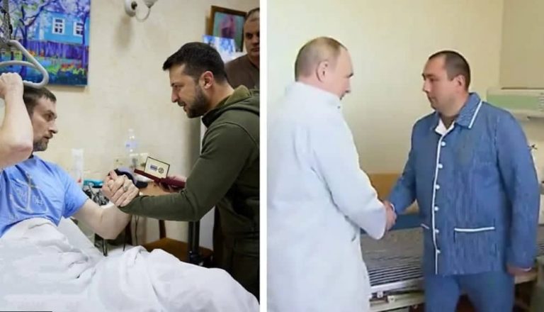 Посещение раненых: как Путин и Зеленский общаются с пострадавшими на войне
