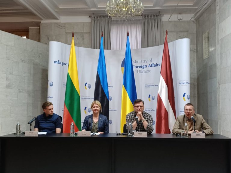 Министры иностранных дел Балтии выразили поддержку Украине в предоставлении статуса страны-кандидата в ЕС