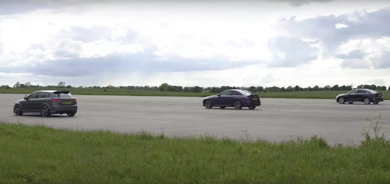 BMW M240i, Audi RS 3 и Audi S3 сравнили в дрэг-гонке
