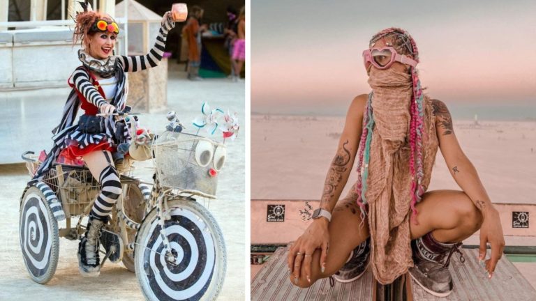 Футуристичные и креативные костюмы с фестиваля Burning man 2022