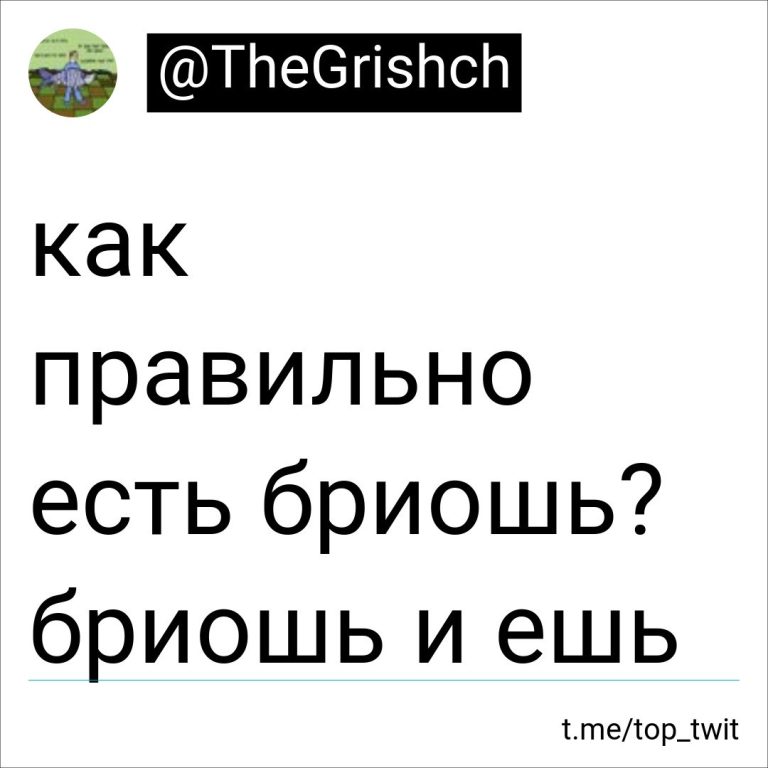 Юмор за день и бриошь