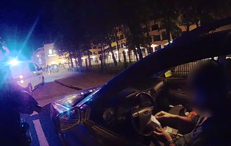 В Старой Риге за вождение в нетрезвом виде задержан иностранец