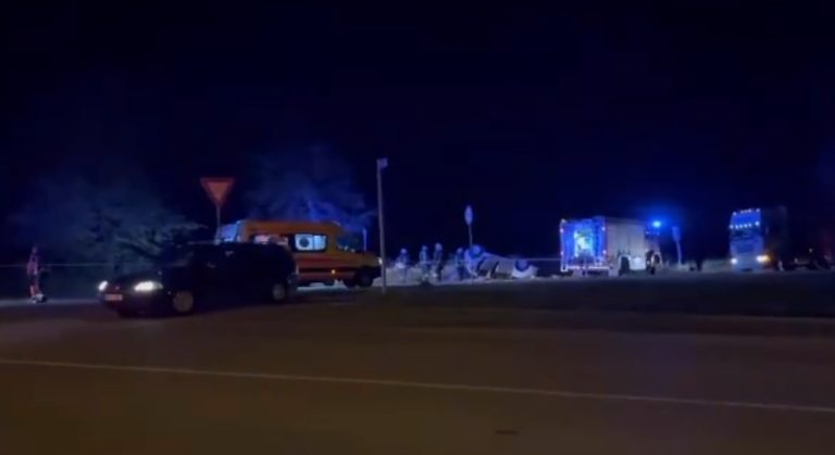 Вечером в воскресенье на Болдерайском шоссе произошло серьезное ДТП