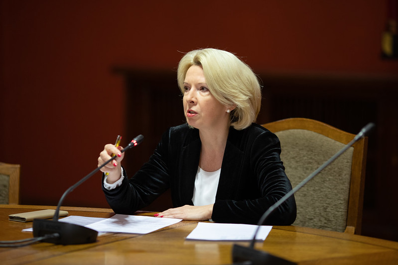 Бывший спикер Сейма Мурниеце возглавила Комиссию по нацбезопасности