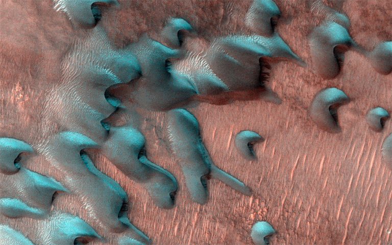 Космический зонд NASA показал, как выглядит марсианская зима
