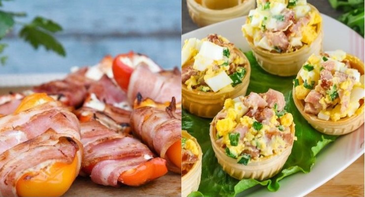 2 отличные закуски с копченой курицей — за 10 минут