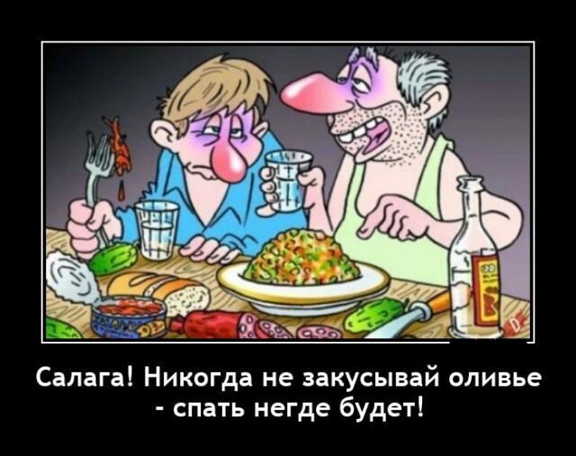 Новые демотиваторы и оливье