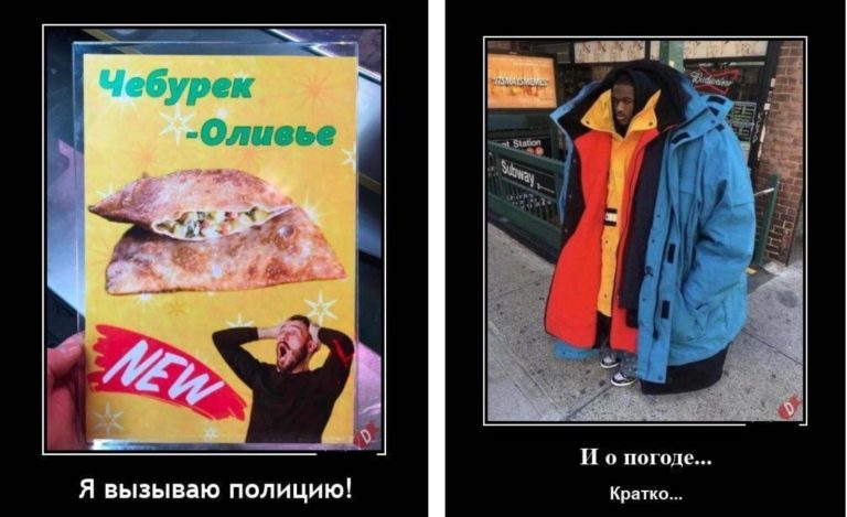 Новые демотиваторы и чебурек — оливье