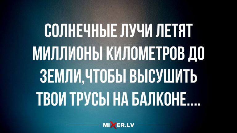 Юмор за день и солнечные лучи