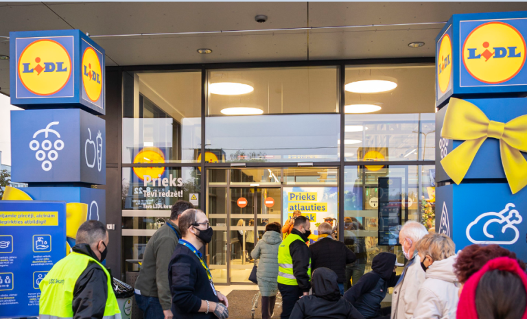 Lidl готовится к открытию крупнейшего магазина в Латвии