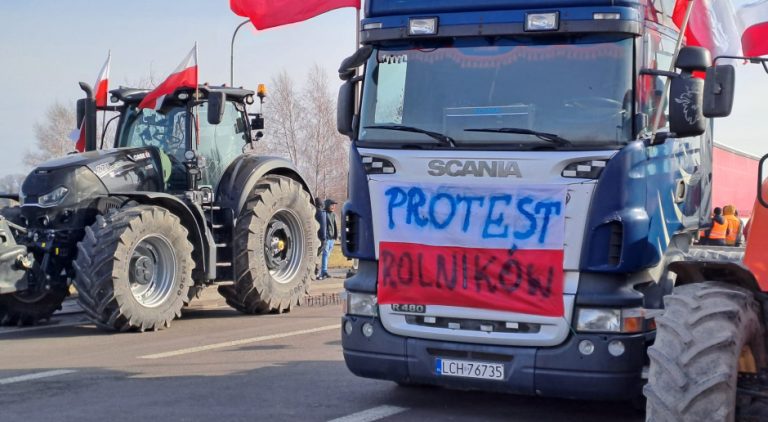 Польские фермеры протестуют против поставок украинского зерна в страну
