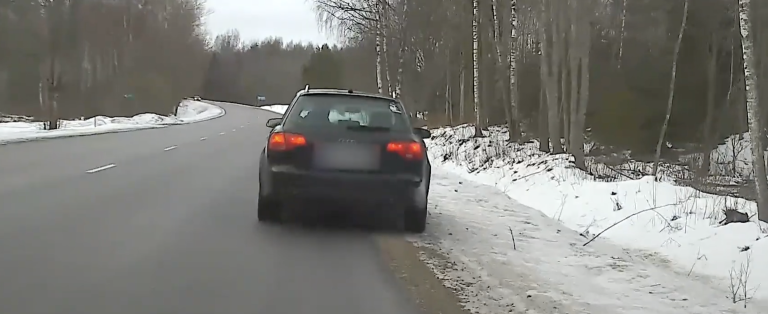 Водитель Audi мчался по шоссе со скоростью 169 км/ч. Теперь лишится прав и заплатит 400 евро