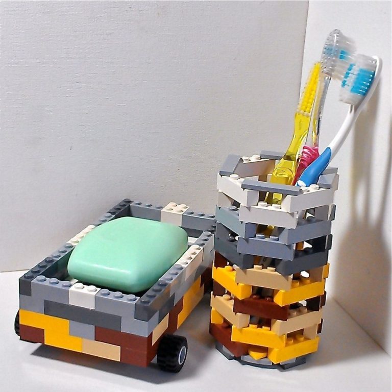 15+ необычных способов использовать конструктор LEGO для домашнего уюта