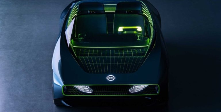 Nissan представили спортивный электромобиль с нестандартным дизайном