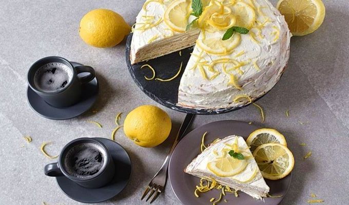Лучшие блины! На Масленицу готовим лимонный торт