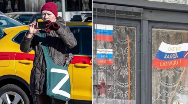Суд арестовал активистку Елену Крейле — женщина вновь вывесила флаги РФ
