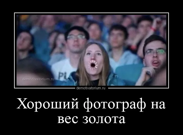 Новые демотиваторы и хороший фотограф