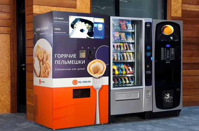 В России разработали первый в мире торговый аппарат с готовыми пельменями