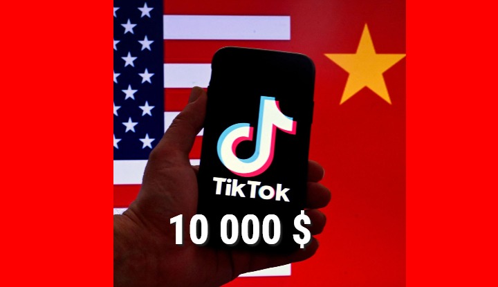 В США впервые введён официальный запрет на TikTok со штрафом в 10 000 $