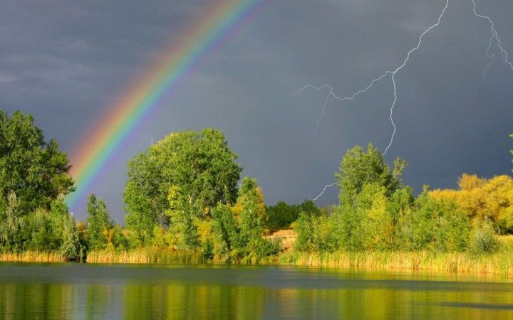Прогноз на следующую неделю: прохладно, грозы и сильный ветер