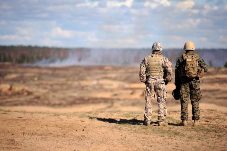 На Адажском полигоне сегодня начинаются учения НАТО — участвуют 1200 военнослужащих