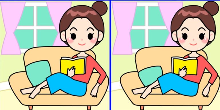 IQ-ТЕСТ: Эта женщина настолько сосредоточена на чтении книги, что забывает, что между этими картинками есть разница, давайте найдем ее!