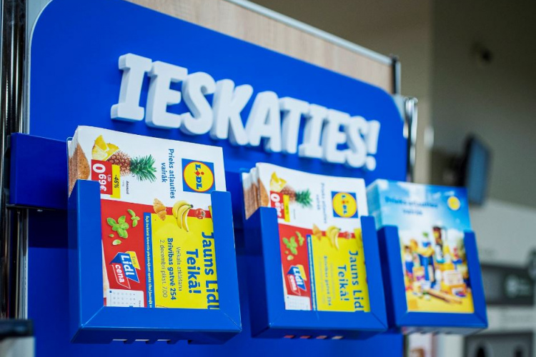 Lidl Latvija больше не будет рассылать бумажные буклеты