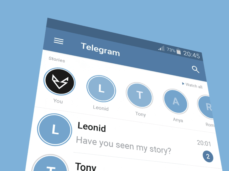Теперь stories в Telegram доступны для всех пользователей