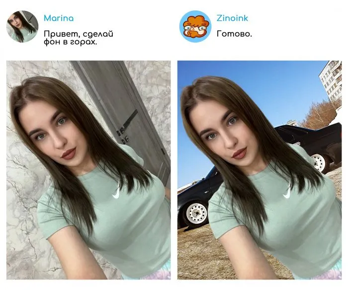 Что попросили, то и сделал: парень смешно фотошопит снимки пользователей