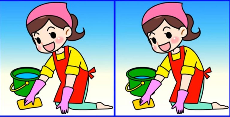 Сначала уборка, а потом играем в IQ TEST, найдя различия в картинках! Давайте попробуем?!