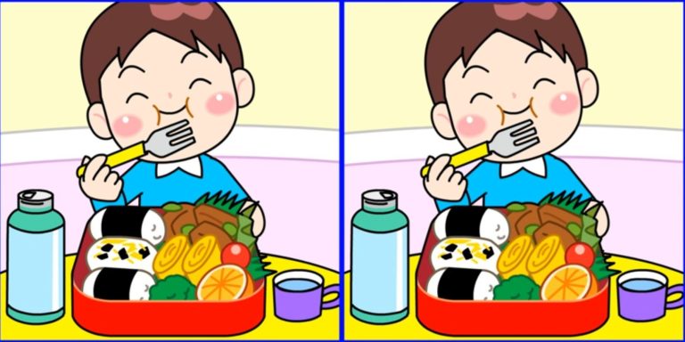 Вкусно поели? Тогда можно сыграть в IQ ТЕСТ: помоги этому ребенку найти различия в картинках!