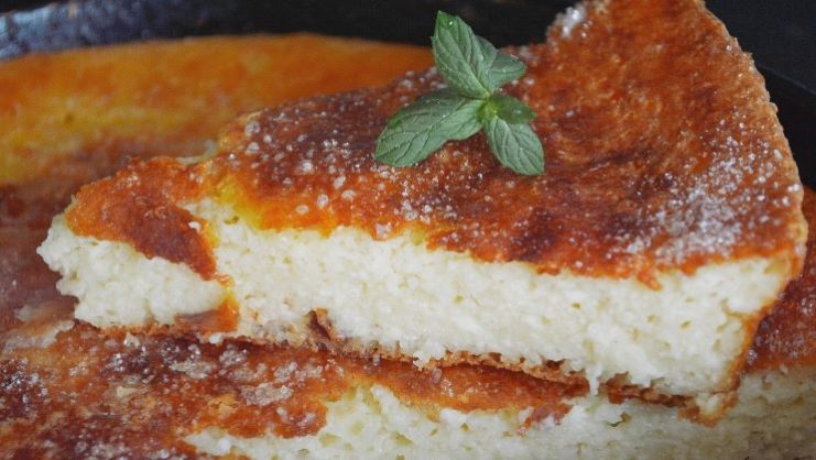 Вкуснейший манник на кефире без муки