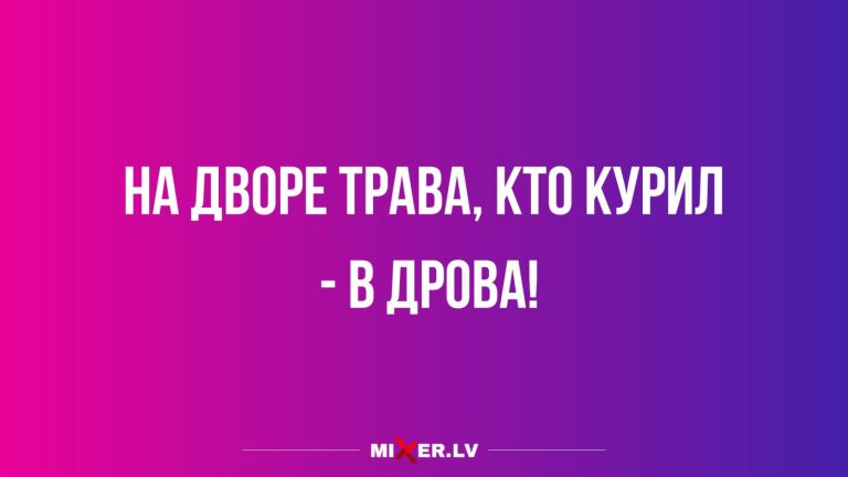 Юмор за день и пословицы