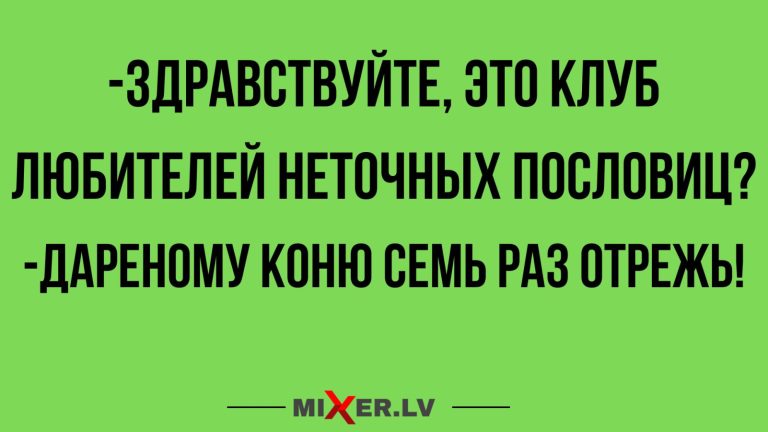Юмор за день и дареный конь
