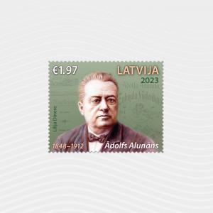 Почта Латвии издала марку в честь основателя латышского театра Алунана
