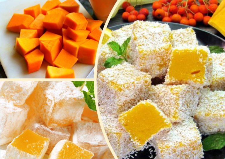 Домашний быстрый рахат-лукум из тыквы: восточный восторг