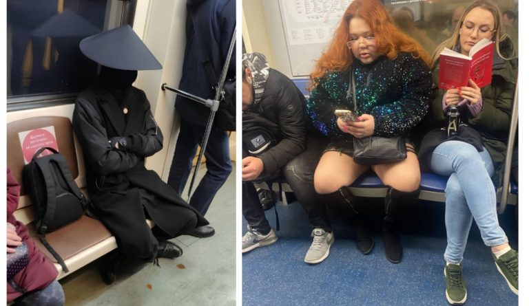 Когда ты ультра красивый и под землей: модники в метро