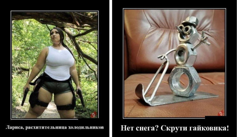 Новые демотиваторы и Лариса