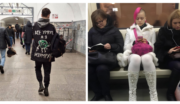 А кто это у нас такой нарядный? Новая подборка модников из метро