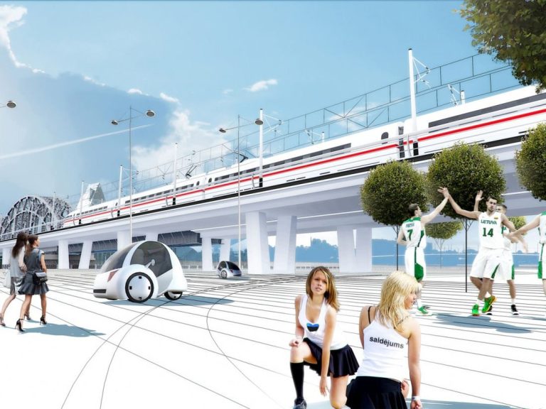 Набережную генерала Радзиня интегрировали в Rail Baltica за 28 млн. евро